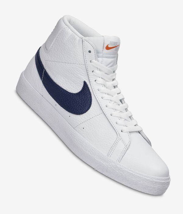 analyseren Kolibrie inhoud New Nike SB Zoom Blazer Mid Iso Shoes (white navy safety orange) at a  reasonable price - nikesb online store